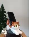 Kedi figürlü telefon tutucu 