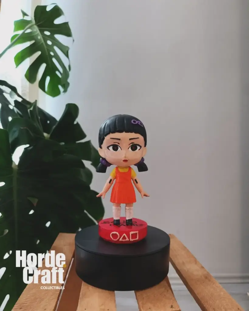 Squid game bebek figürü babydoll