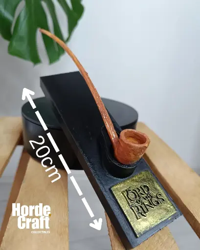 Gandalf piposu dekoratif masa süsü ofis dekorasyon figürü 