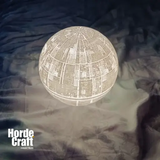 Death star gece lambası - Star Wars dekoratif masa süsü 
